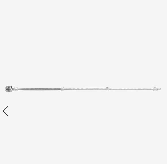 Pandora Moments 925 sterling silver snake chain classic charm bracelet EUC! - Picture 4 of 10